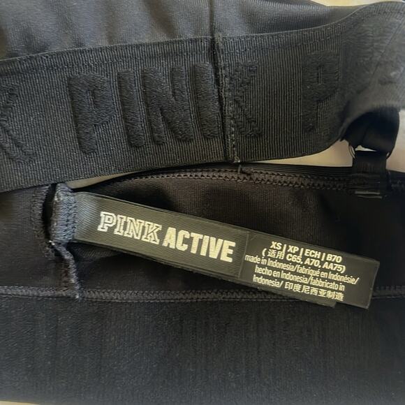 PINK VICTORIAS SECRET Women's Ultimate Strappy Back Lightly Lined Sports Bra - Picture 5 of 5